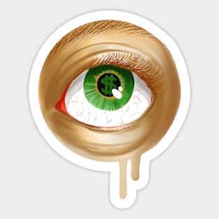 The Green Eyed Insomniac Sticker